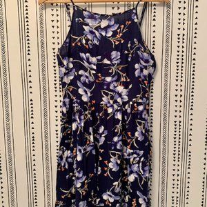 Blue Floral Maxi SM
